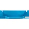 Corbeille courrier exacompta midi-combo iderama superposable verticale/escalier coloris turquoise brillant
