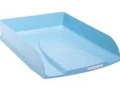 Corbeille courrier exacompta combo styli skandi a4+ superposable verticale/escalier coloris bleu givre