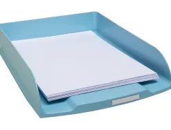 Corbeille courrier exacompta combo styli skandi a4+ superposable verticale/escalier coloris bleu givre