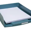 Corbeille courrier exacompta combo styli skandi a4+ superposable verticale/escalier coloris bleu pacifique