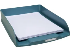 Corbeille courrier exacompta combo styli skandi a4+ superposable verticale/escalier coloris bleu pacifique