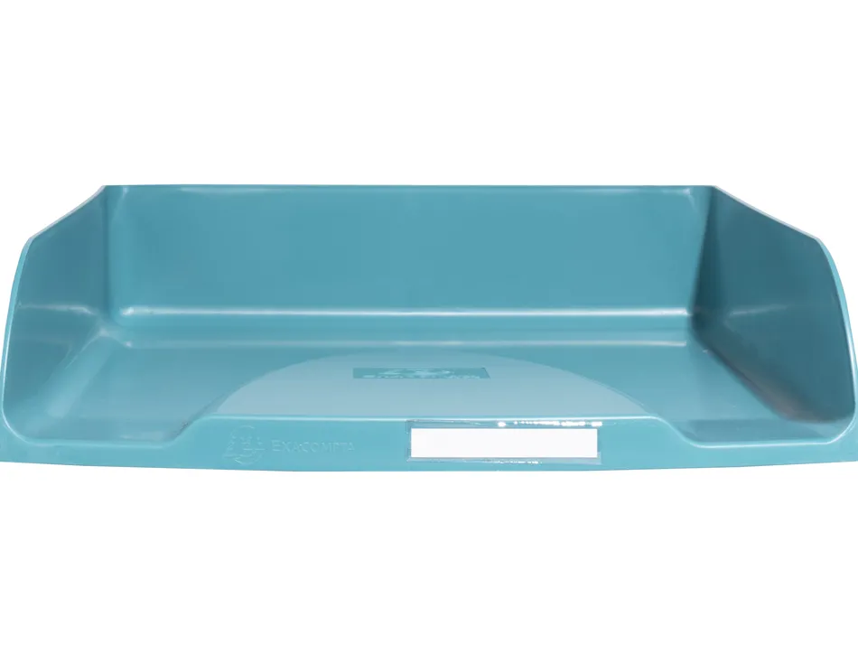 Corbeille courrier exacompta combo styli skandi a4+ superposable verticale/escalier coloris bleu pacifique