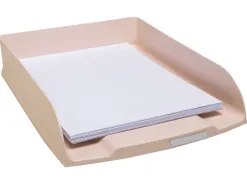 Corbeille courrier exacompta combo styli skandi a4+ superposable verticale/escalier coloris nude