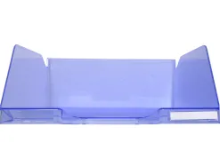 Corbeille courrier exacompta maxi-combo office superposable verticale/escalier coloris bleu glace