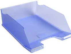 Corbeille courrier exacompta maxi-combo office superposable verticale/escalier coloris bleu glace