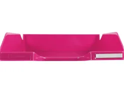 Corbeille courrier exacompta midi-combo iderama superposable verticale/escalier coloris framboise brillant