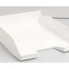 Corbeille courrier exacompta office midi-combo superposable verticale/escalier coloris blanc