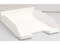 Corbeille courrier exacompta office midi-combo superposable verticale/escalier coloris blanc
