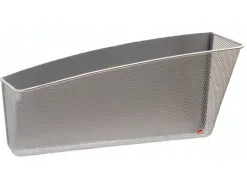 Corbeille murale alba magnetique metal mesh coloris gris