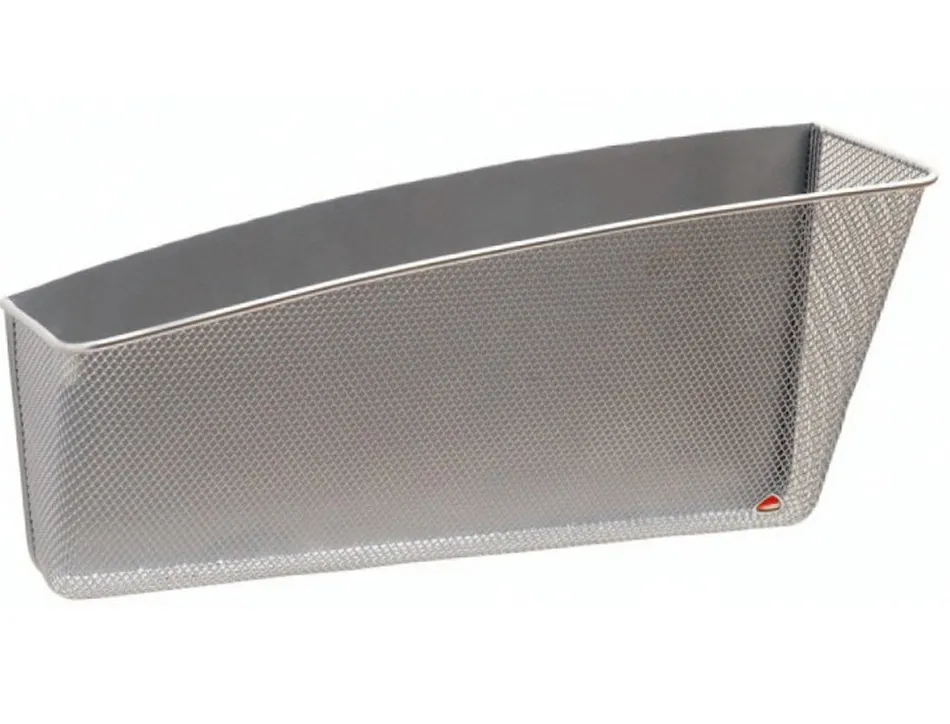 Corbeille murale alba magnetique metal mesh coloris gris