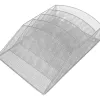 Corbeille murale q-connect 5 cases a4 vertical présentoir métallique 315x93x440mm coloris argent