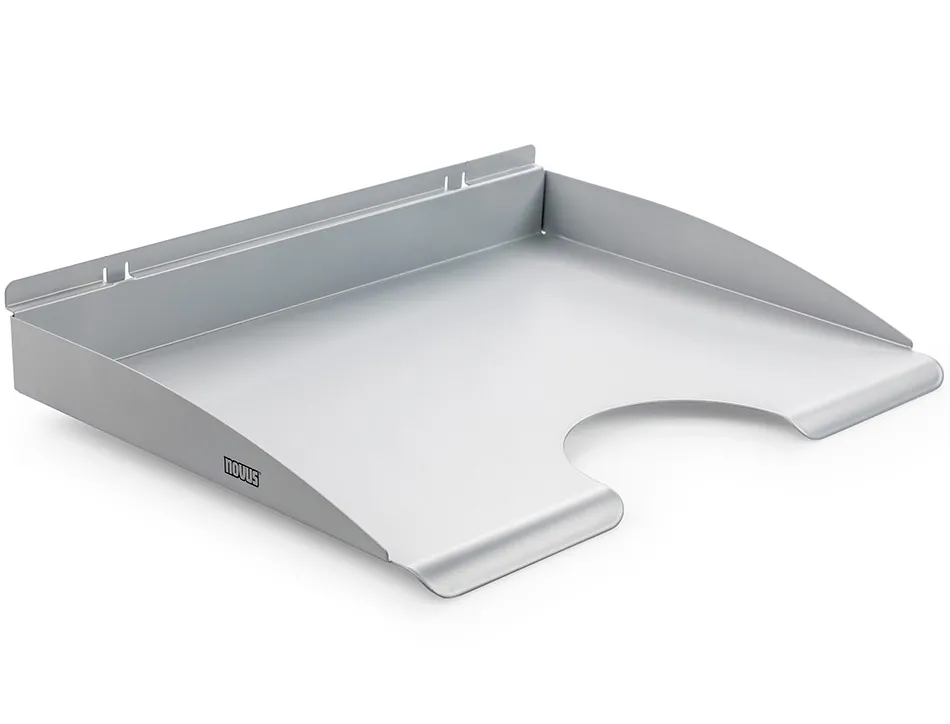 Corbeille novus courrier system metal laque documents jusqu'a a4 charge utile 2kg 327x35x210mm