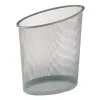 Corbeille papier alba metal mesh coloris gris