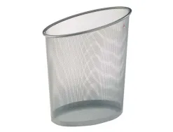 Corbeille papier alba metal mesh coloris gris