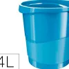 Corbeille papier esselte europost vivida polypropylène poignées intégrées capacité 14l 258x322x285mm coloris bleu