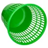 Corbeille papier q-connect ajouree plastique 15l 285x290mm coloris vert