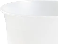 Corbeille papier q-connect plastique resistant 13l 275x285mm coloris transparent