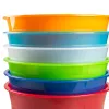 Corbeille papier q-connect plastique resistant 13l 275x285mm coloris rouge translucide