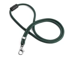 Cordon textile durable recycle fermeture securite 46cm coloris vert