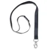 Cordons badges avery recycles mousqueton 44 cm lot de 10 coloris noir
