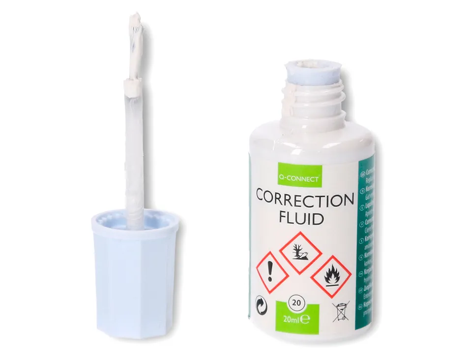 Correcteur liquide q-connect pinceau flacon 20ml