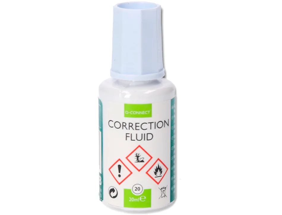 Correcteur liquide q-connect pinceau flacon 20ml
