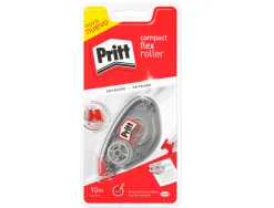 Correcteur pritt compact dévidoir ruban 4.2mmx10m 1 ligne application frontale réécriture immédiate protection embout