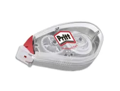 Correcteur pritt compact dévidoir ruban 4.2mmx10m 1 ligne application frontale réécriture immédiate protection embout