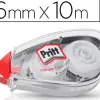 Correcteur pritt compact dévidoir ruban 6mmx10m 1 ligne application frontale réécriture immédiate protection embout