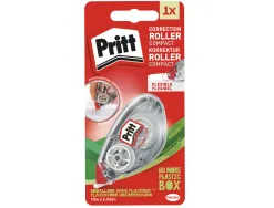 Correcteur pritt compact dévidoir ruban 6mmx10m 1 ligne application frontale réécriture immédiate protection embout