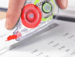 Correcteur q-connect dévidoir mini ruban 4.2mmx5m application frontale réecriture immédiate blister