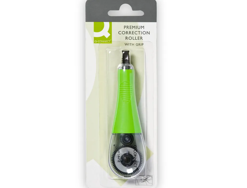 Correcteur q-connect dévidoir ruban 4.2mmx10m application latérale usage facile grip caoutchouc vis retour arrière