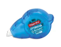 Correcteur tipp-ex easy refill dévidoir ruban polyester 5mmx14m rechargeable flexible application frontale