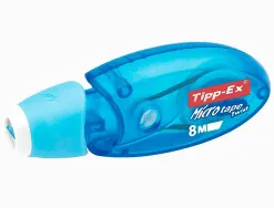 Correcteur tipp-ex micro tape twist dévidoir mini ruban polyester 5mmx8m capuchon forme ergonomique