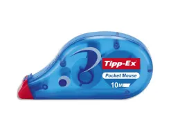 Correcteur tipp-ex pocket mouse ergonomique dévidoir mini ruban 4.2mmx10m capuchon protecteur