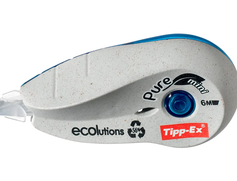 Correcteur tipp-ex pure mini écolutions recyclé dévidoir mini ruban 5mmx6m