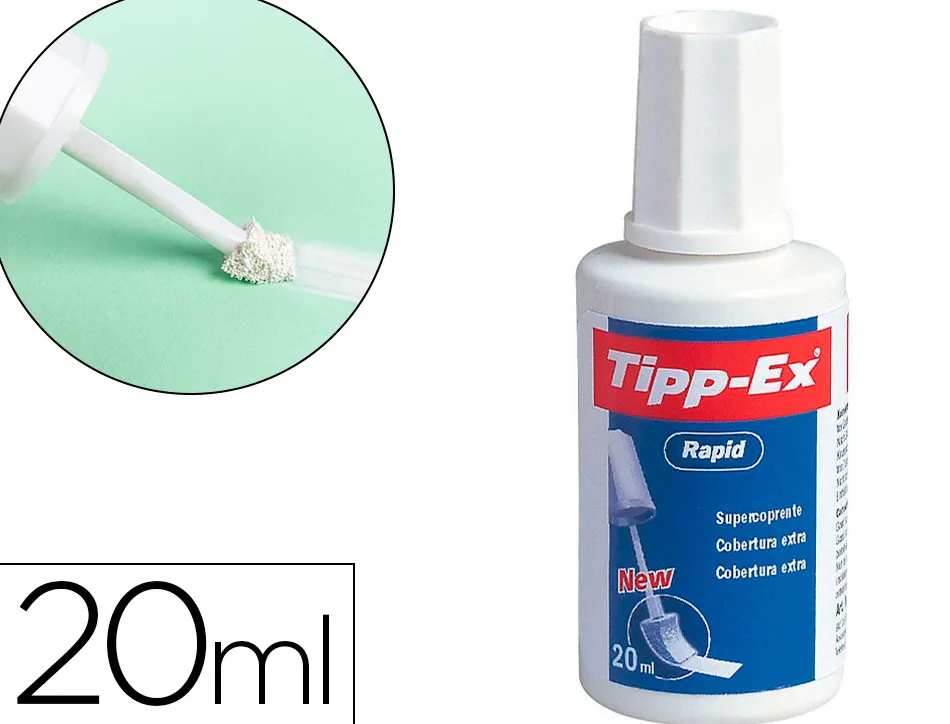 Correcteur tipp-ex rapid pinceau liquide flacon 20ml