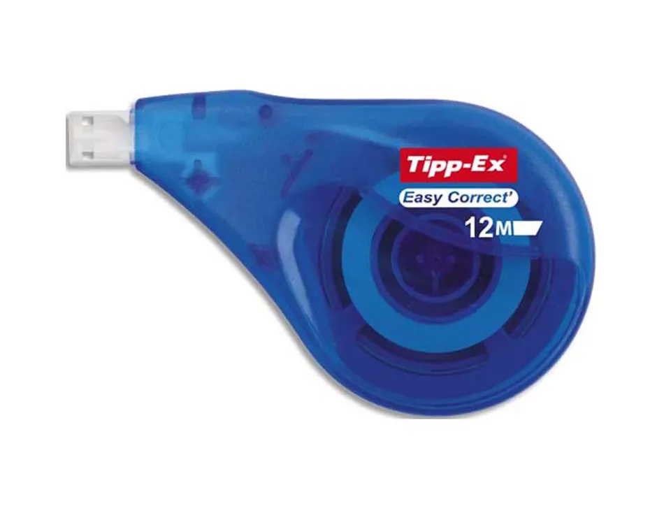 Correcteur tipp-ex tape dévidoir ruban 4.2mmx12m application latérale