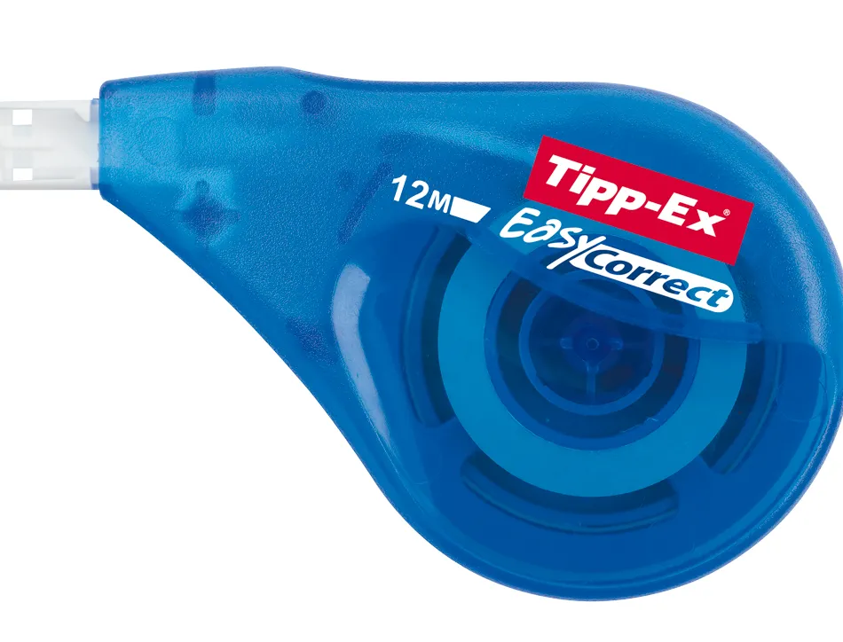 Correcteur tipp-ex tape dévidoir ruban 4.2mmx12m application latérale