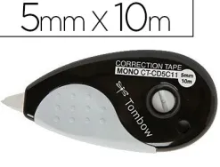 Correcteur tombow mono grip dévidoir ruban 5mmx10m application frontale réécriture immédiate