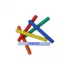 Course first loisirs batons de relais monoblocs avec bouts arrondis lot de 6 coloris assortis