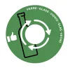 Couvercle cep tri selectif verre adaptable sur maxi corbeille ouverture centrale coloris vert