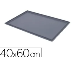 Couvercle viso bac manutention polypropylene 40x60cm gris