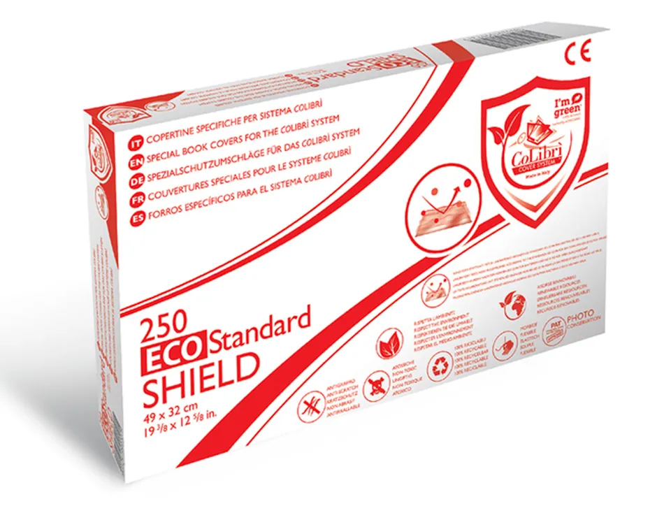 Couverture de livres colibri eco shield big 85 microns 125 feuilles