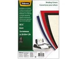 Couverture fellowes chromolux bristol glacé 250g format a4 coloris blanc paquet 100 unités