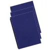 Couverture fellowes grain cuir 250g format a4 coloris bleu royal paquet 100 unités