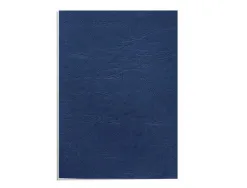 Couverture fellowes grain cuir 250g format a4 coloris bleu royal paquet 100 unités