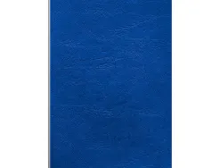 Couverture fellowes grain cuir 250g format a4 coloris bleu royal paquet 100 unités