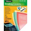 Couverture fellowes pvc transparent 300 microns format a4 pour reliure paquet 100 unités