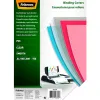 Couverture fellowes pvc transparent grammage économique 15/100e format a4 paquet 100 unités